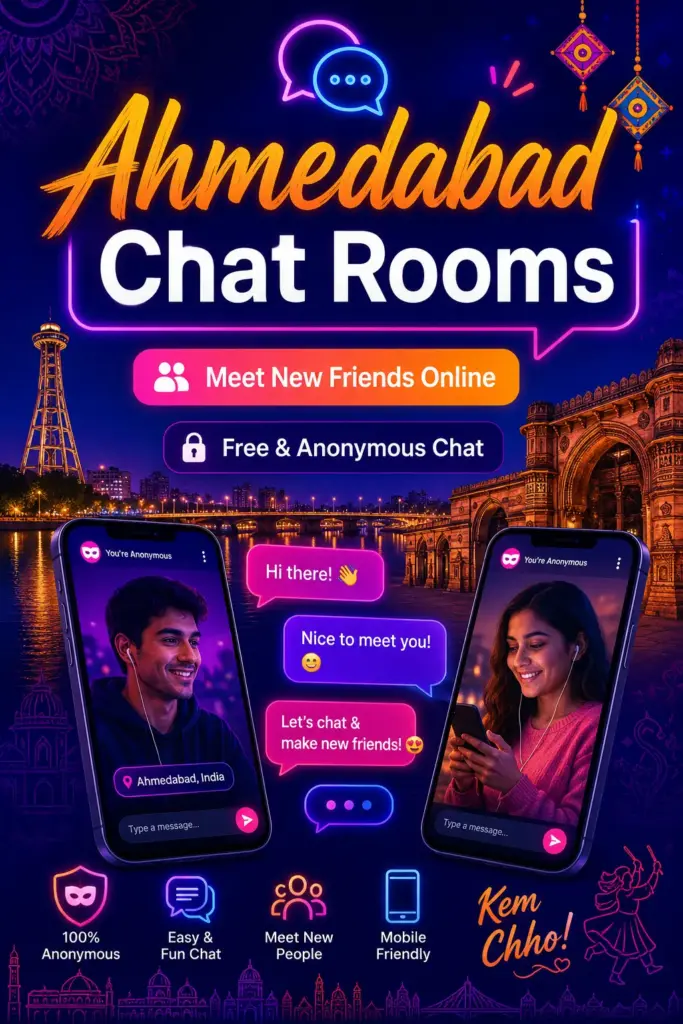 Ahmedabad chat room - connect with Gujaratis online